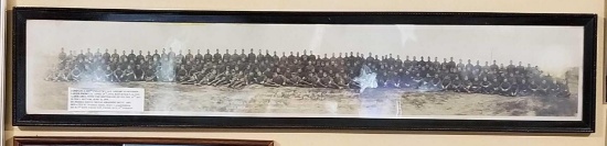 Framed Company I 325th infantry photograph