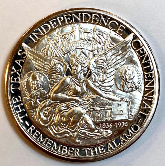 Remember the Alamo 14.58 oz .999 fine Silver Round