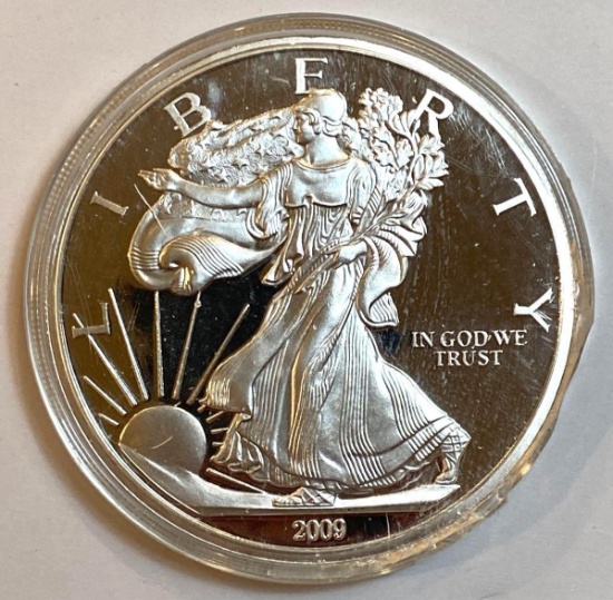 2009 1 Troy Pound Silver Eagle Round