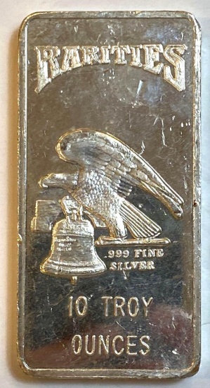 RARE Rarities Mint Eagle 10 Oz Silver Bar