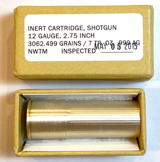 7 oz .999 Fine Silver Shotgun Shell 12Ga