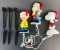 Group of 3 Peanuts Christmas Stake Lights