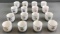 Peanuts Group of 16 UPS Saki Cups