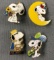 Peanuts Group of 4 Aviva Pins