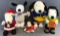 Peanuts Group of 5 Plush Dolls