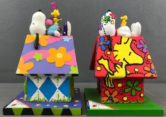 Group of 2 Westland Giftware Doghouse Days of Summer figurines