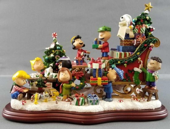 Peanuts Christmas Sleigh by Danbury Mint