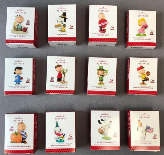 Peanuts 12 Months of Fun Keepsake Ornaments