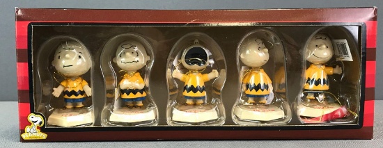 Westland Peanuts Charlie Brown Then and Now ornaments