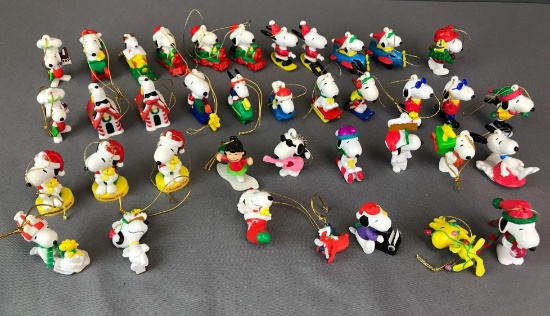 Group of 38 Miscellaneous Peanuts Ornaments