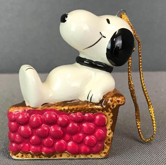 Peanuts Snoopy on Cherry Pie ornament by UFS