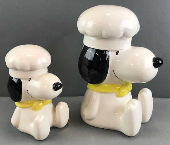 Peanuts Group of 2 Cookie Jars