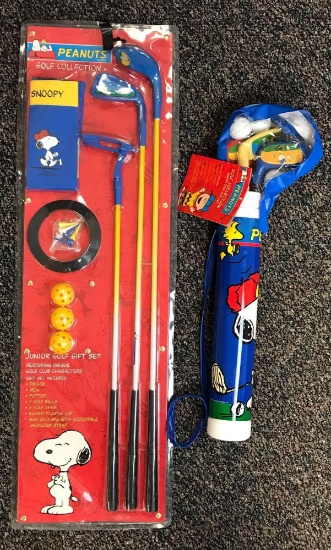 Peanuts Group of 2 Golf Club Sets