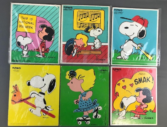 Peanuts Group of 4 Wooden Puzzles