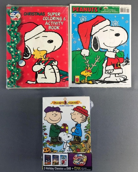 Peanuts Holiday Group of 3