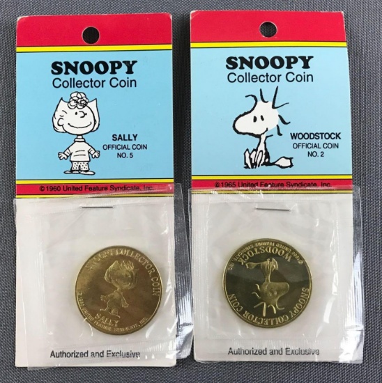 Peanuts Group of 2 Collector Coins