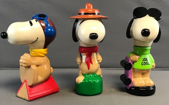 Peanuts Group of 4 Bubble Bath Bottles