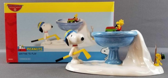 Peanuts Department 56 Waiting to Play