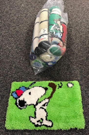 Group of Peanuts Rugs and More