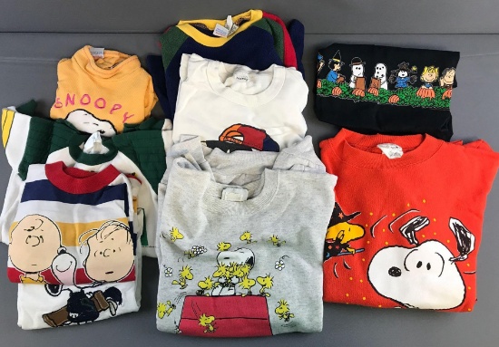 Peanuts Group of 9 Garments
