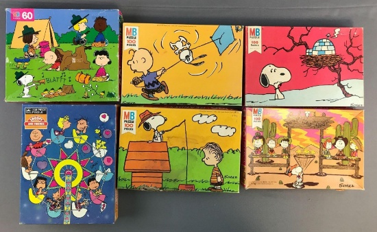 Peanuts Group of 6 Puzzles