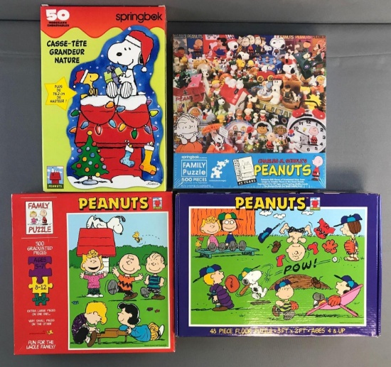 Peanuts Group of 4 Puzzles