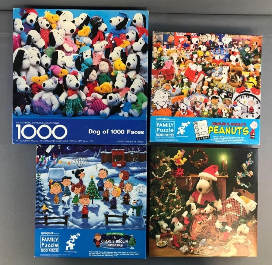 Peanuts Group of 4 Puzzles