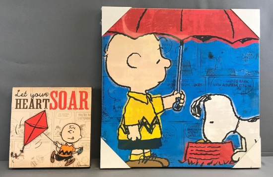 Peanuts Group of 2 Wall Art