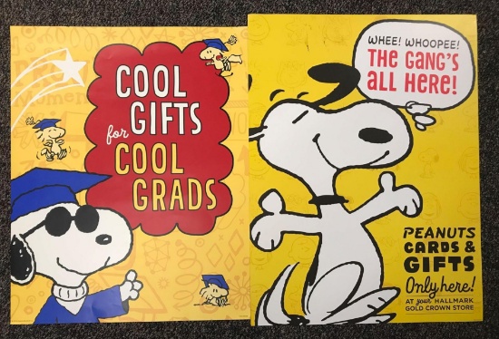 Peanuts Group of 2 Store Display Posters