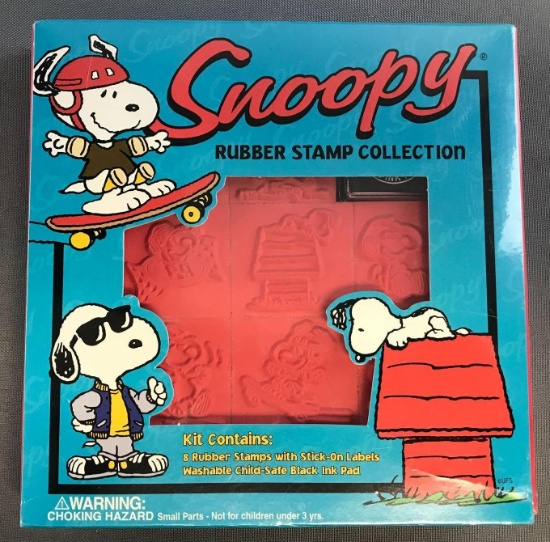 Peanuts Snoopy Rubber Stamps
