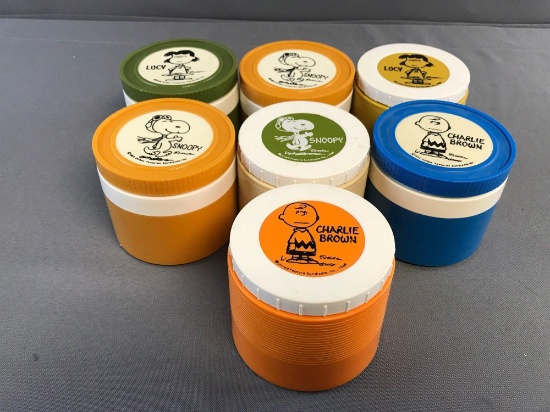 Peanuts Group of 9 Thermos Insulated Jars