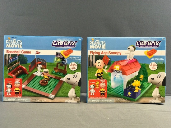 Peanuts Group of 2 LiteBrix Systems