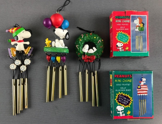 Peanuts Group of 5 Wind Chimes