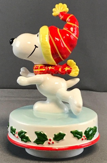 Peanuts Snoopy Music Box Figurine by Schmid