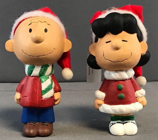 Peanuts Group of 2 Christmas Ornaments