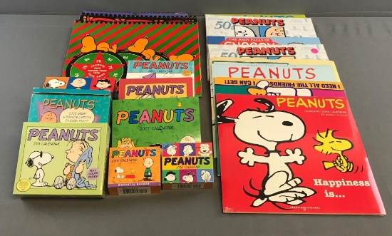 Peanuts Group of 10 Plus Calendars