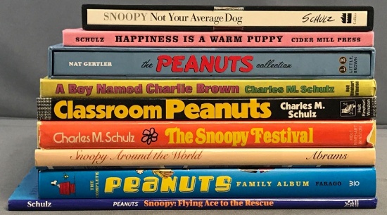 Peanuts Group of 9 Books