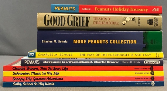 Peanuts Group of 9 Books