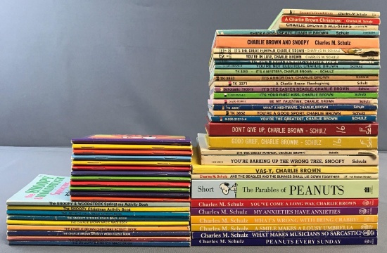 Peanuts Group of 40 Plus Books