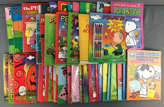 Peanuts Group of 20 Plus Activity Books and More