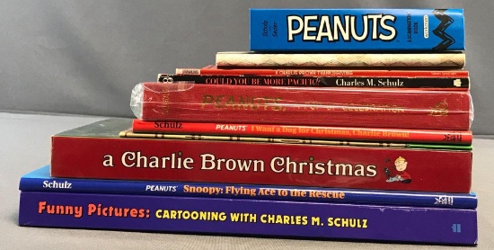 Group of 10 Peanuts Books