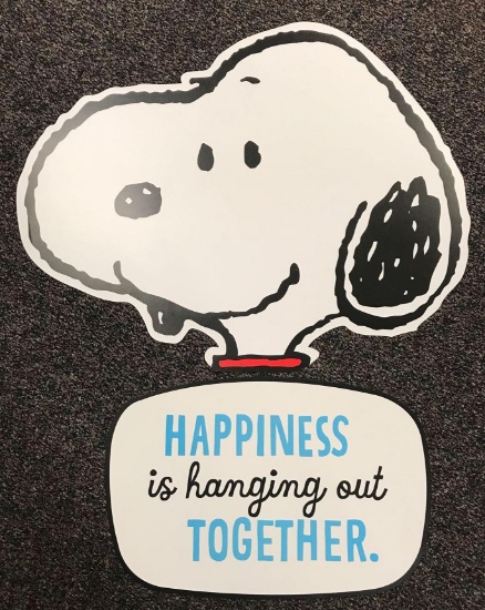 Group of 2 Peanuts POP Advertising