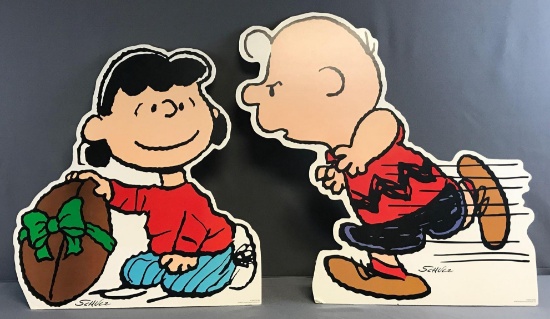 Group of 2 Peanuts POP Advertising