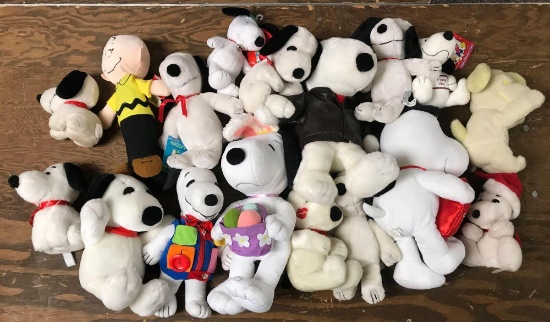 Group of 20 Plus Peanuts Plush Toys