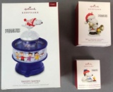Group of 3 Peanuts Keepsake ornaments