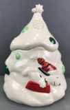 Lenox Snoopys Christmas candy jar