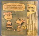 Group of 2 vintage Peanuts posters