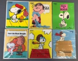 Peanuts Group of 6 Wooden Puzzles