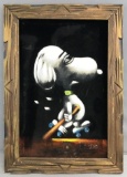 Peanuts Velvet Snoopy Art