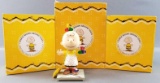 Group of 4 Peanuts Charlie Brown around town Westland figurines